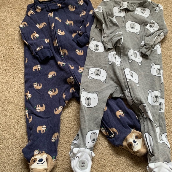 9 month footed pajamas